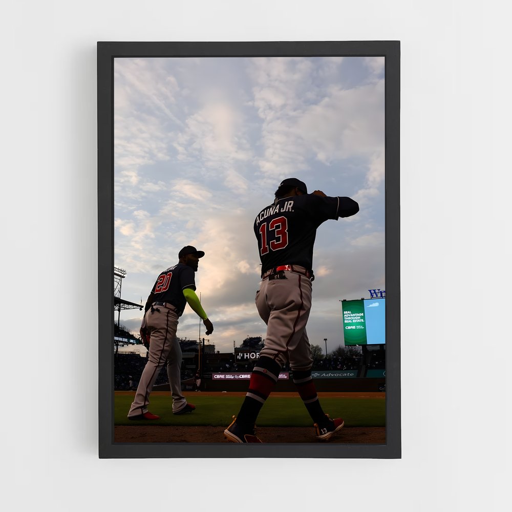 Poster En Route pour la Victoire – affiche Baseball (vue 2)